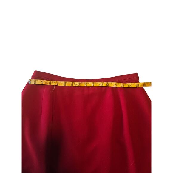 Women's Draper's & Damon's Red 2 piece Suite Size 10 - Picture 7 of 9